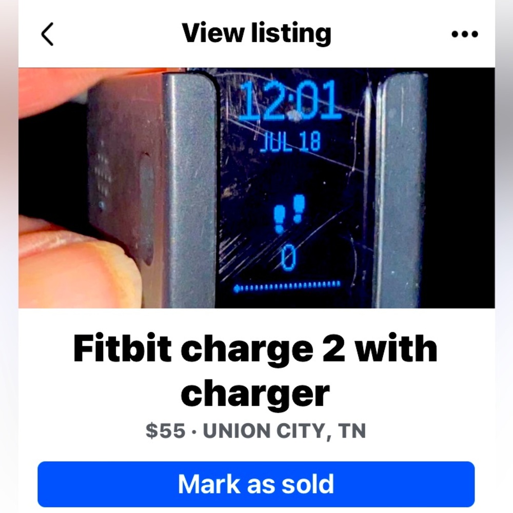 Fitbit Charge 2 WITH Charger